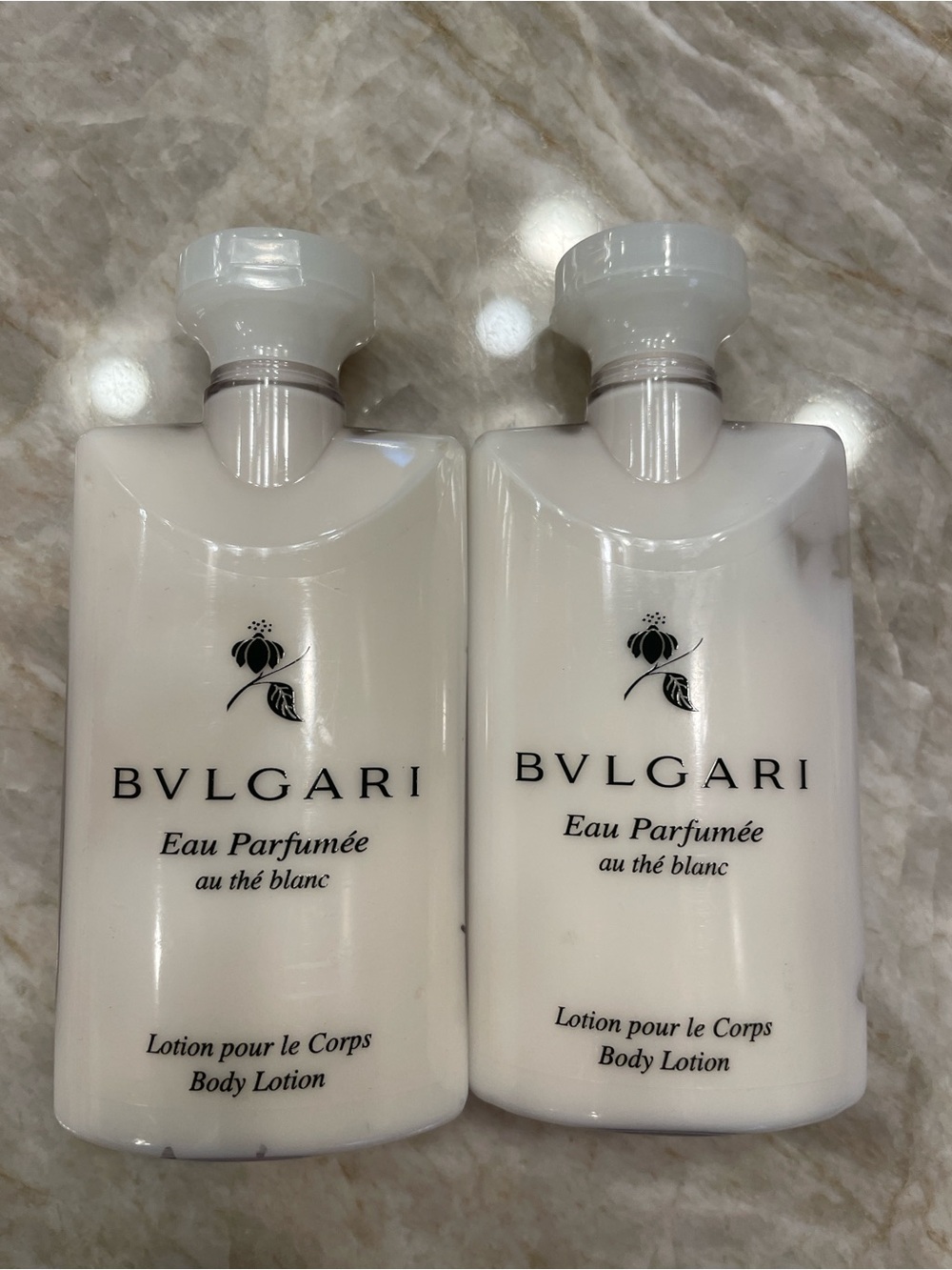 2 BRAND NEW! Bulgari Eau Parfumée au Thé Blanc Body Lotions!